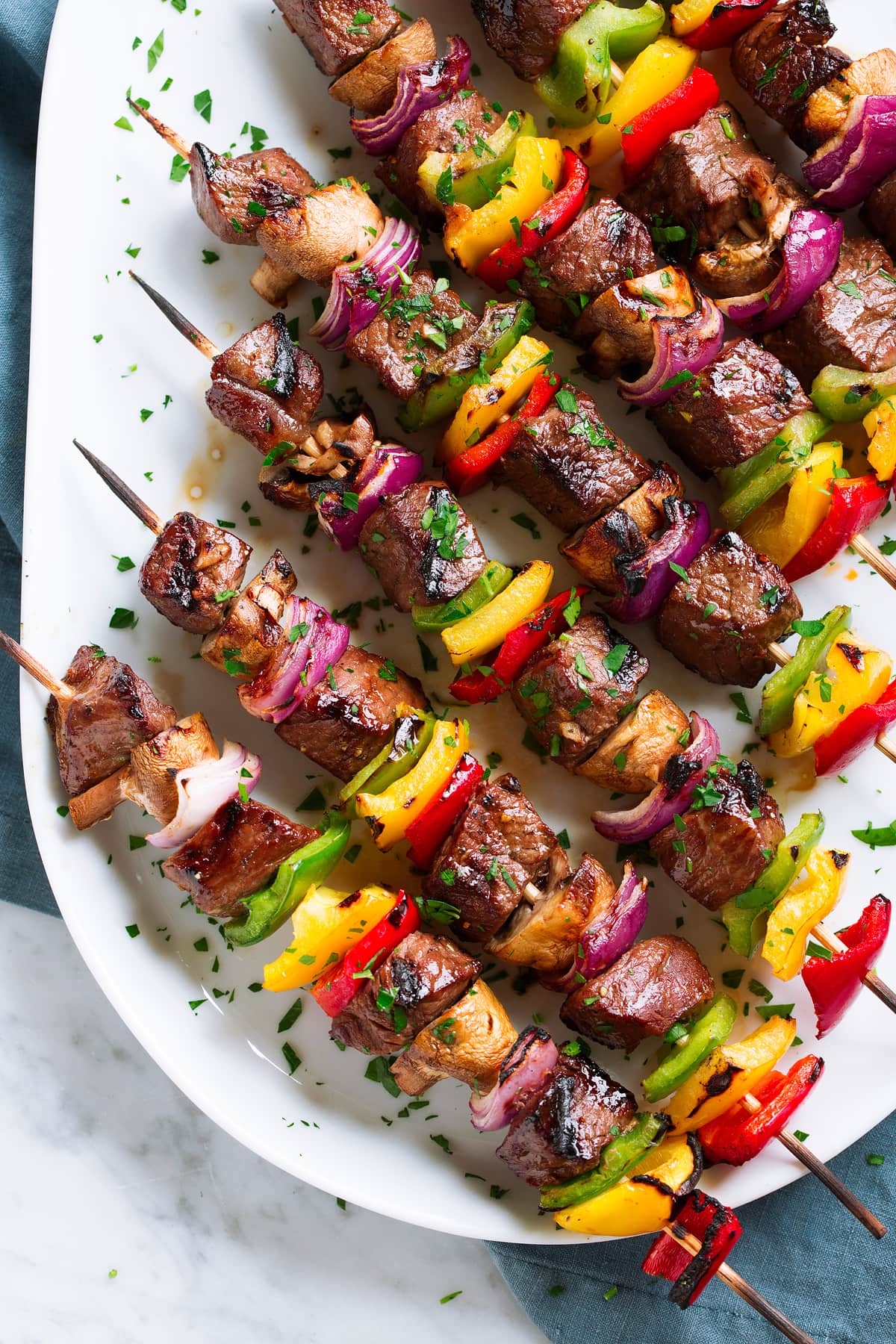 Flavorful & Healthy Steak Kabobs: Lean Protein & Veggies Grilled